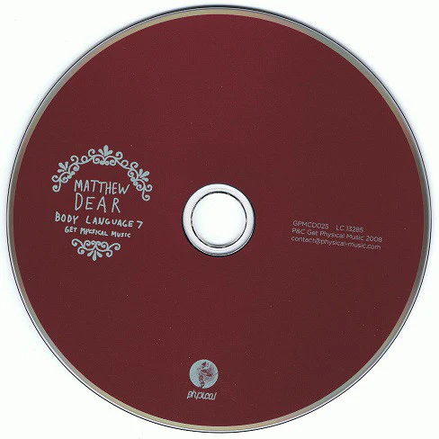 Matthew Dear - Body Language Vol. 7 (CD, Mixed) - Image 5