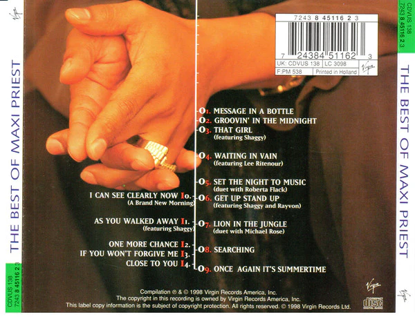 Maxi Priest - The Best Of Maxi Priest (CD, Comp) - Image 3