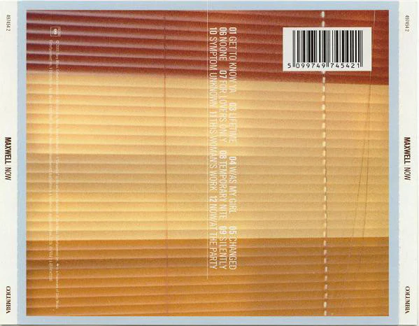 Maxwell - Now (CD, Album) - Image 2