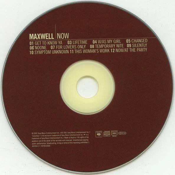 Maxwell - Now (CD, Album) - Image 3