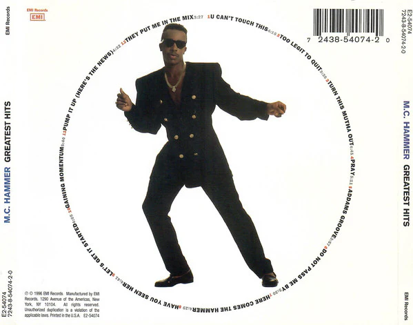 MC Hammer - Greatest Hits (CD, Comp) - Image 3