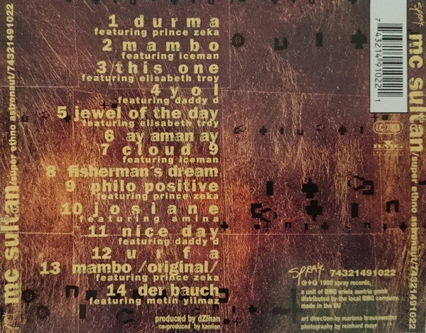 MC Sultan - Super Ethno Astronaut (CD, Album) - Image 3