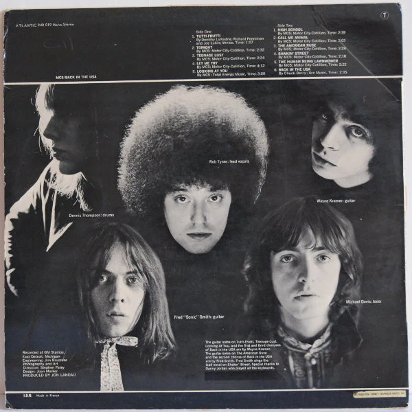 MC5 - Back In The USA (LP, Album) - Image 2