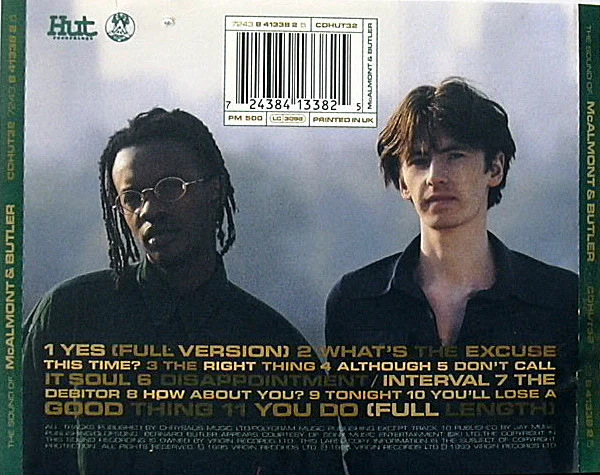 McAlmont & Butler - The Sound Of... McAlmont & Butler (CD, Album) - Image 2