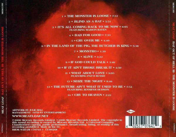 Meat Loaf - Bat Out Of Hell III - The Monster Is Loose (CD, Album) - Image 2