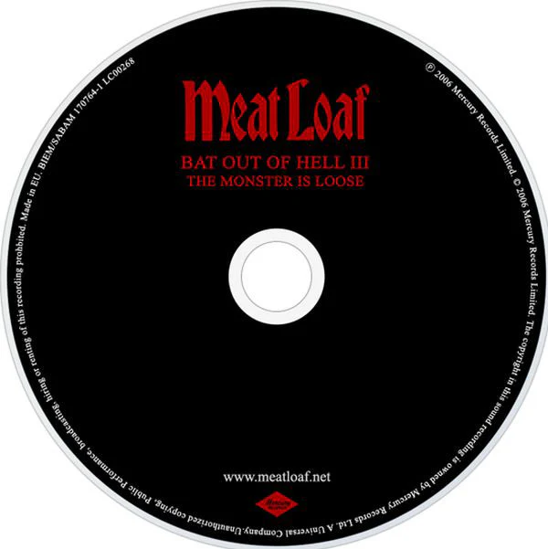 Meat Loaf - Bat Out Of Hell III - The Monster Is Loose (CD, Album) - Image 3