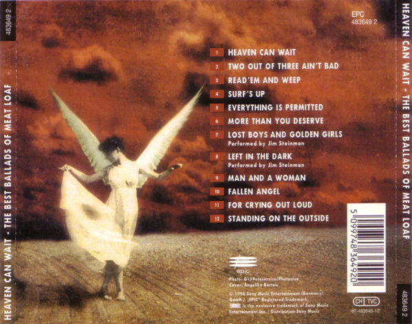 Meat Loaf - Heaven Can Wait - The Best Ballads Of Meat Loaf (Vol. 1) (CD, Comp) - Image 3