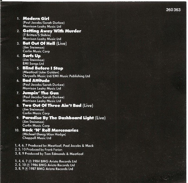 Meat Loaf - Prime Cuts (CD, Comp) - Image 5