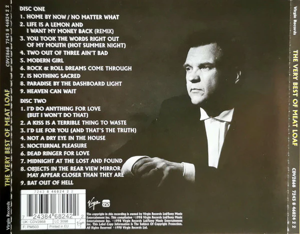 Meat Loaf - The Very Best Of Meat Loaf (2xCD, Comp) - Image 2
