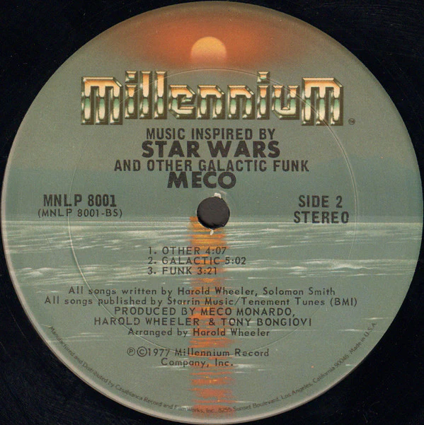 Meco Monardo - Music Inspired By Star Wars And Other Galactic Funk (LP, Album, San) - Image 3