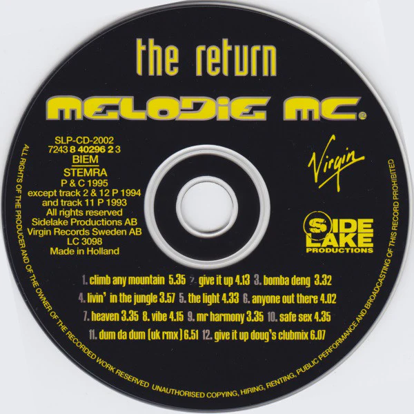 Melodie MC - The Return (CD, Album) - Image 3