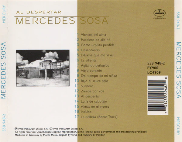 Mercedes Sosa - Al Despertar (CD, Album) - Image 2