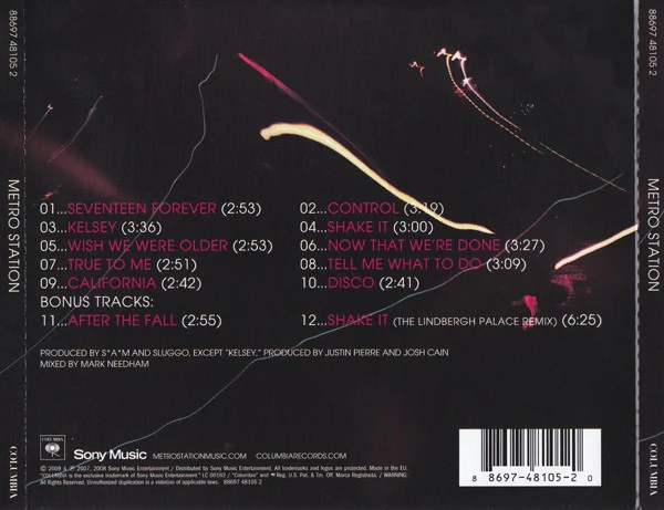 Metro Station - Metro Station (CD, Album) - Image 2
