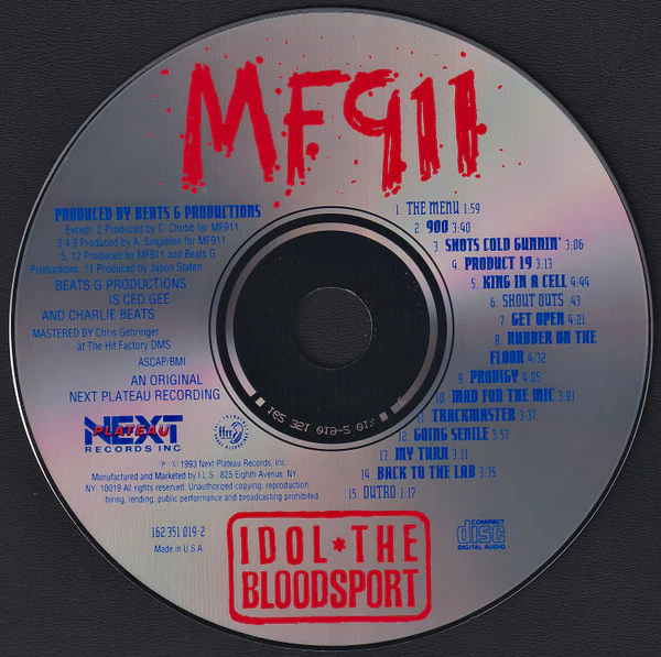 MF911 - Idol The Bloodsport (CD, Album) - Image 3