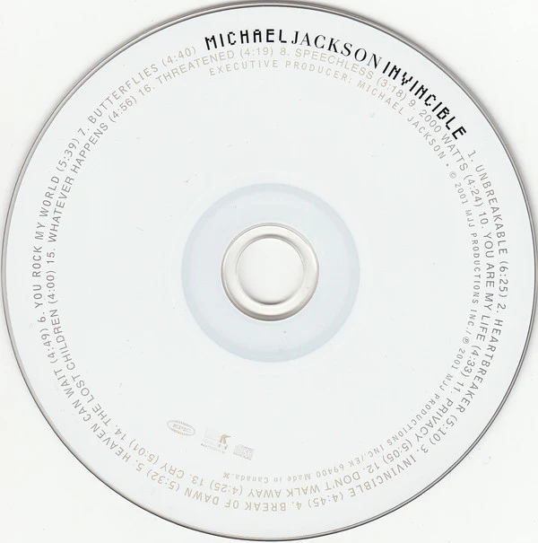 Michael Jackson - Invincible (CD, Album) - Image 3