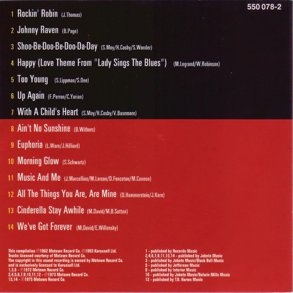 Michael Jackson - Music And Me (CD, Comp, RE) - Image 2