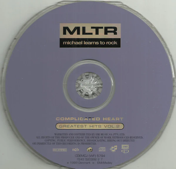 Michael Learns To Rock - Complicated Heart - Greatest Hits Vol.2  (CD, Comp) - Image 3