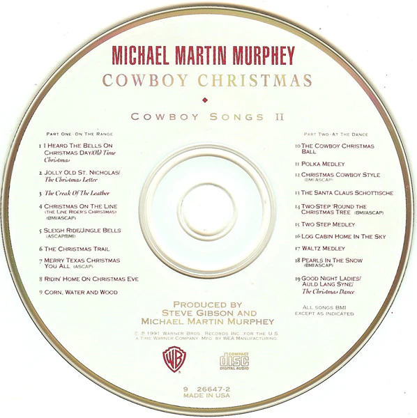 Michael Martin Murphey - Cowboy Christmas (Cowboy Songs II) (CD, Album) - Image 3