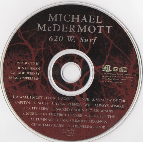 Michael McDermott  - 620 W. Surf (CD, Album) - Image 3