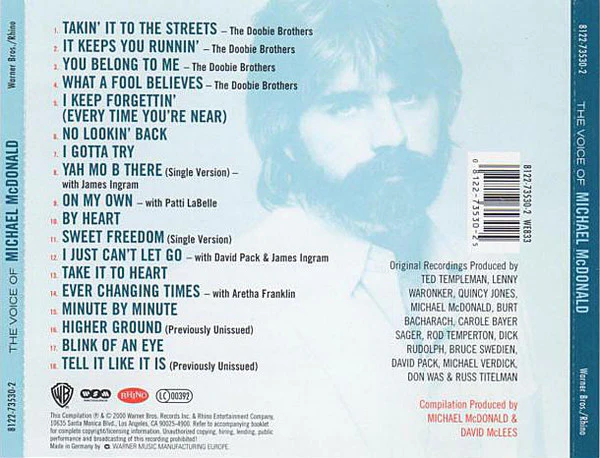Michael McDonald - The Voice Of Michael McDonald (CD, Comp) - Image 2