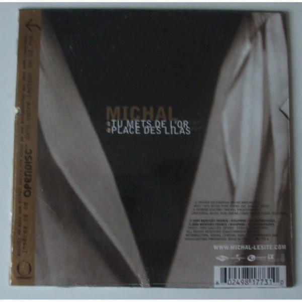 Michal* - Tu Mets De L'or (CD, Single, Enh) - Image 2
