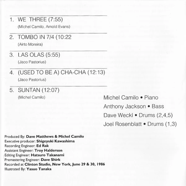 Michel Camilo - Suntan (CD, Album, RE) - Image 3