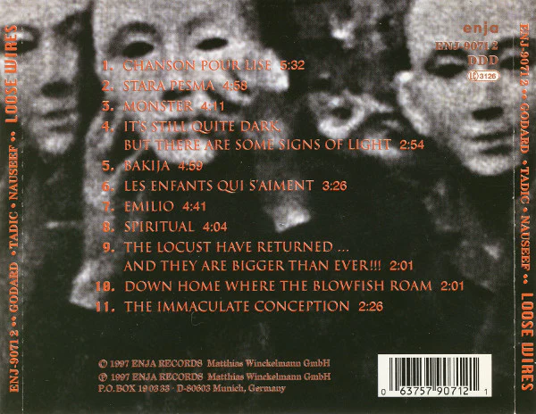 Michel Godard, Miroslav Tadic*, Mark Nauseef - Loose Wires (CD, Album) - Image 3