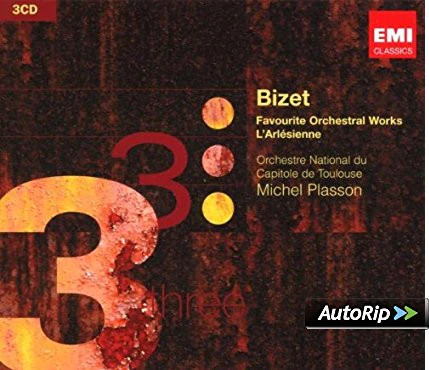 Michel Plasson, Orchestre National Du Capitole De Toulouse, Georges Bizet - Favourite Orchestral Works, L'Arlésienne (3xCD, Album, Comp)