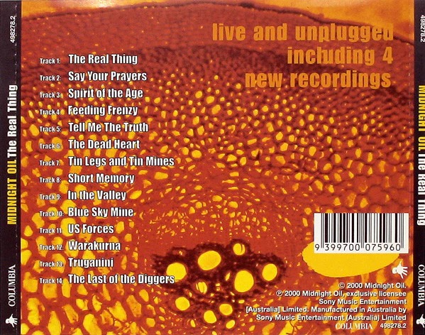 Midnight Oil - The Real Thing (CD, Album) - Image 2