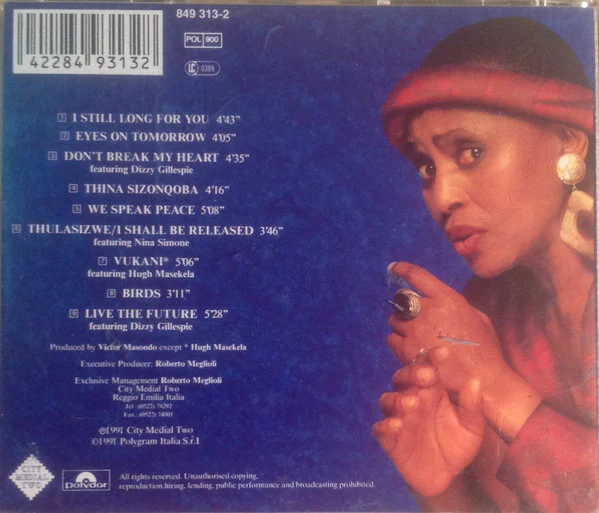 Miriam Makeba - Eyes On Tomorrow (CD) - Image 3