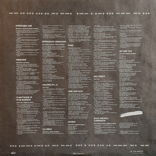 Missing Persons - Spring Session M (LP, Album) - Image 4