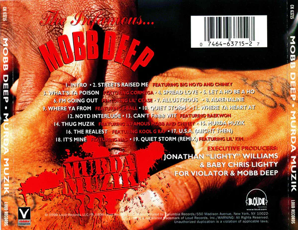 Mobb Deep - Murda Muzik (CD, Album) - Image 2