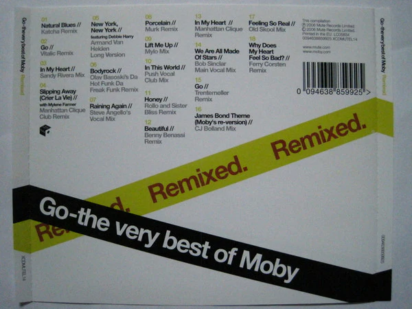 Moby - Go - The Very Best Of Moby (Remixed) (CD, Comp, P/Mixed) - Image 2