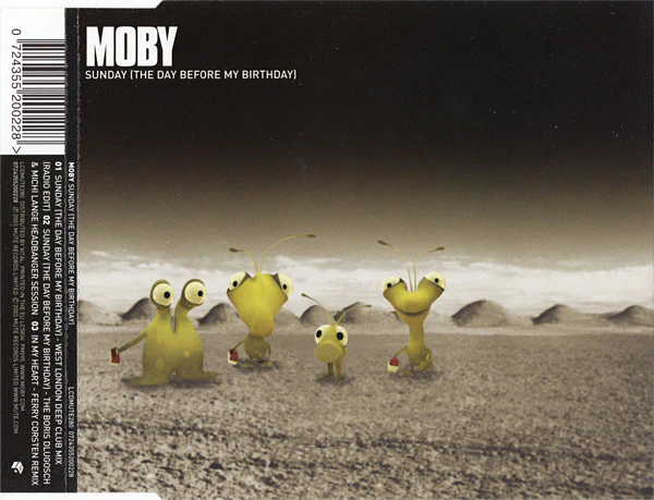 Moby - Sunday (The Day Before My Birthday) (CD, Single) - Image 2