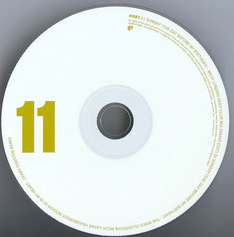 Moby - Sunday (The Day Before My Birthday) (CD, Single) - Image 4