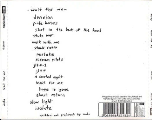 Moby - Wait For Me (CD, Album) - Image 2