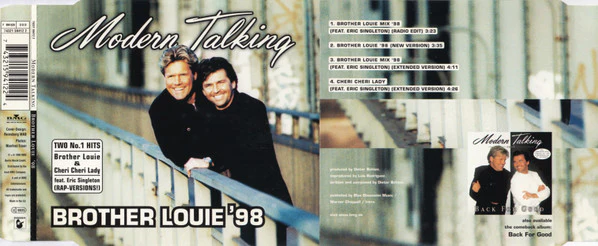 Modern Talking - Brother Louie '98 (CD, Maxi) - Image 5