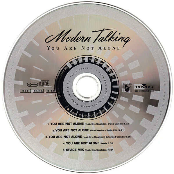 Modern Talking - You Are Not Alone (CD, Maxi) - Image 4