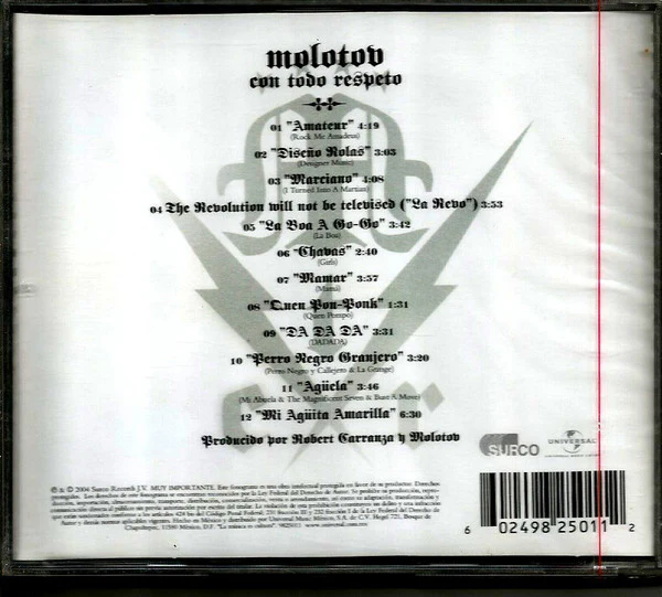 Molotov - Con Todo Respeto (CD, Album) - Image 2