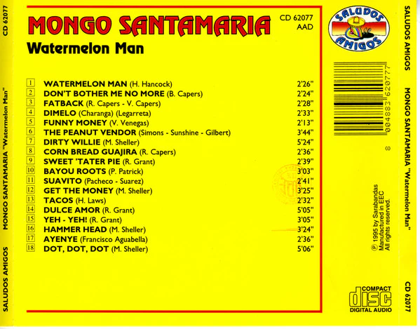 Mongo Santamaria - Watermelon Man (CD, Comp)
