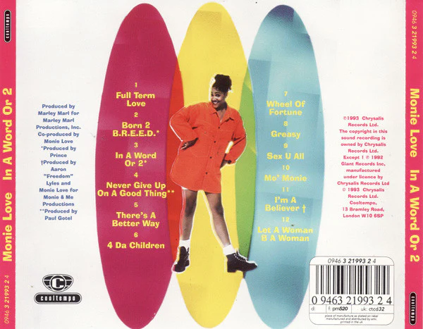 Monie Love - In A Word Or 2 (CD, Album) - Image 2