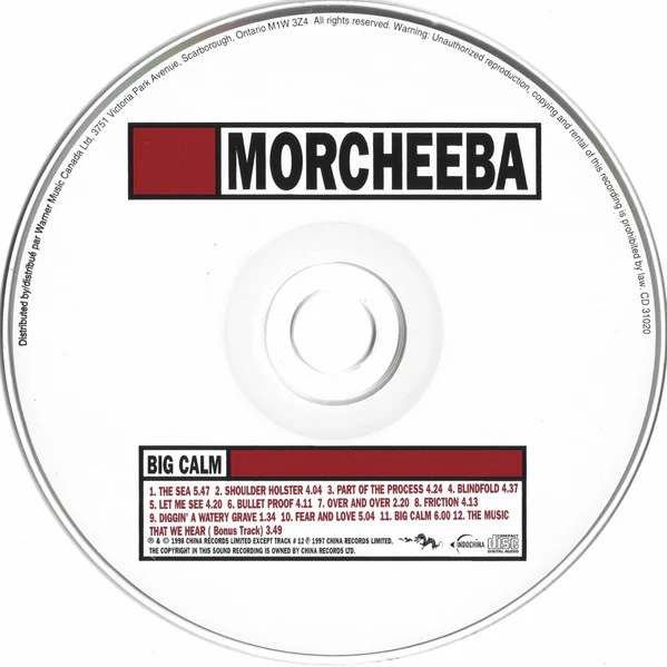 Morcheeba - Big Calm (CD, Album) - Image 3
