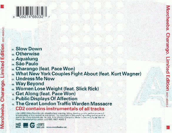 Morcheeba - Charango (2xCD, Album, Ltd) - Image 3