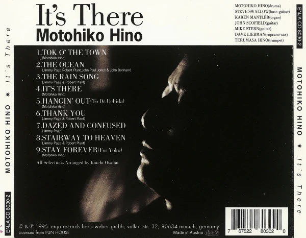 Motohiko Hino - It’s There (CD, Album) - Image 3