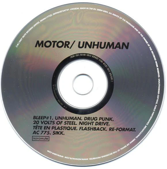 MOTOR (2) - Unhuman (CD, Album) - Image 3