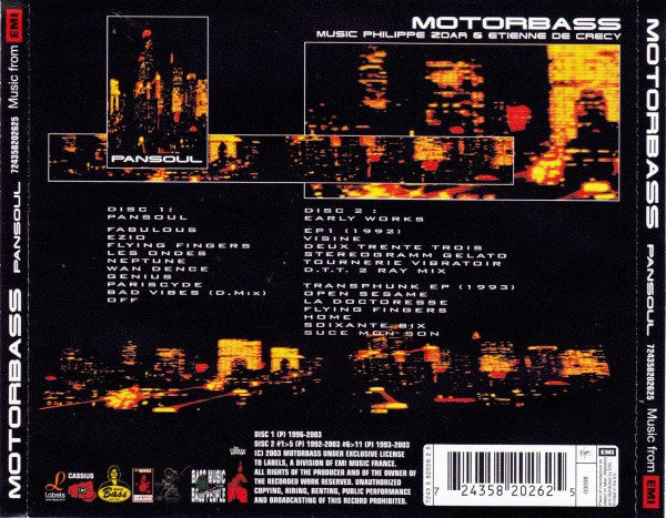 Motorbass - Pansoul (CD, Album, Copy Prot., RE + CD, Comp, Copy Prot.) - Image 3