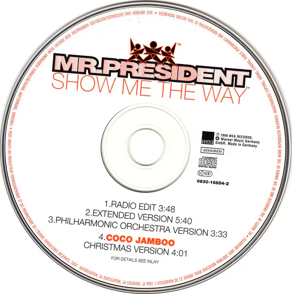 Mr.President* - Show Me The Way (CD, Maxi) - Image 5