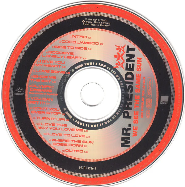 Mr. President - We See The Same Sun (CD, Album) - Image 4