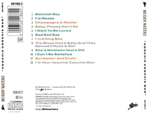 Muddy Waters - Hoochie Coochie Man (CD, Comp) - Image 2