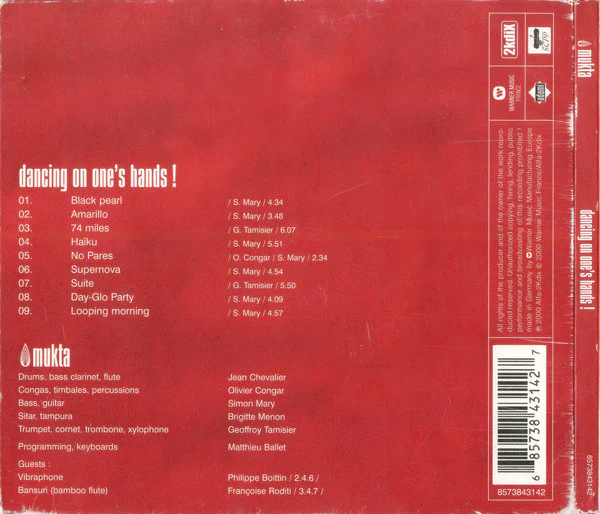 Mukta - Dancing On One's Hands! (CD, Album) - Image 2
